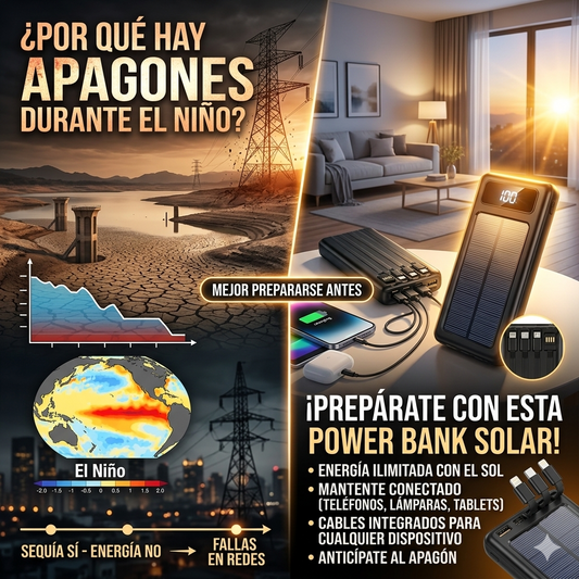 Power Bank Solar 25.000mah Todo Terreno