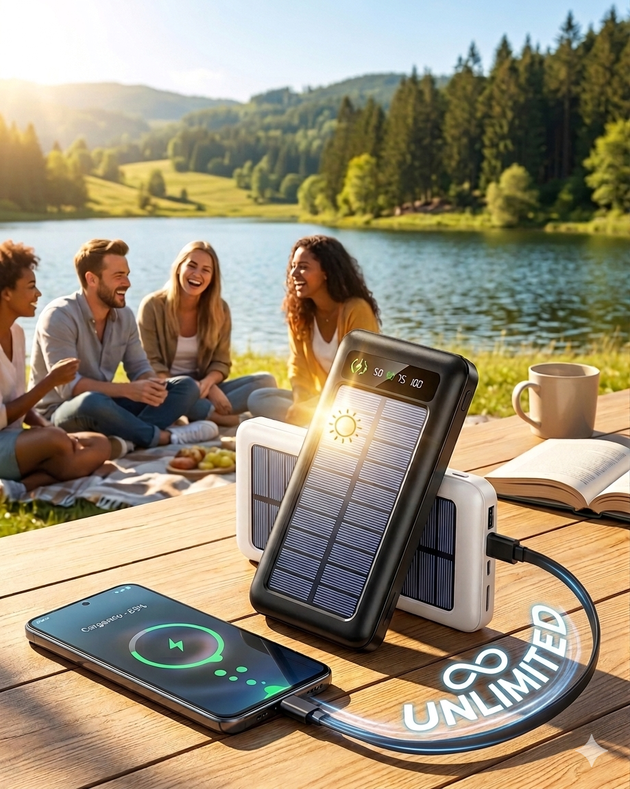 Power Bank Solar 25.000mah Todo Terreno